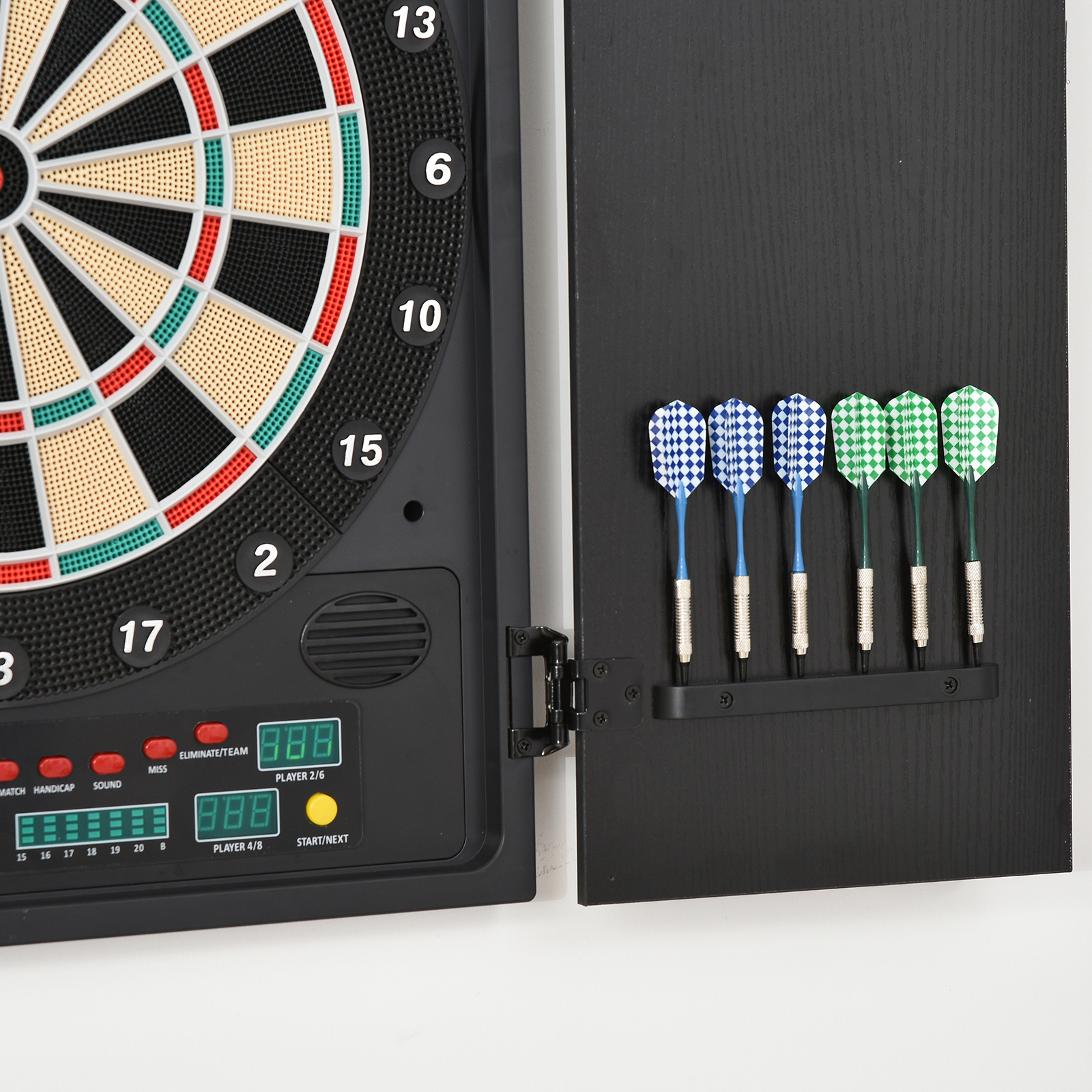 Elektronische Dartscheibe Dartboard Dartspiel Bar Profi LED-Anzeigen Geschenk 