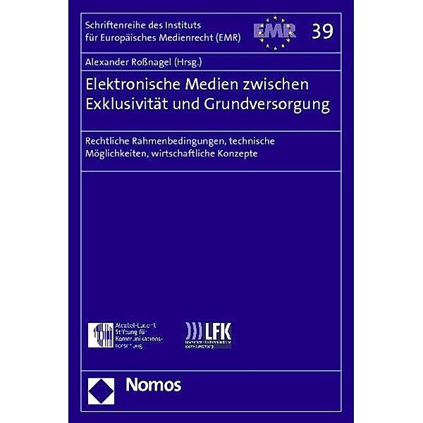 Elektronische Medien zwischen Exklusivität und Grundversorgung