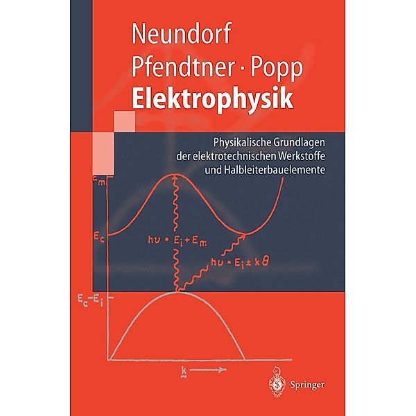Elektrophysik / Springer-Lehrbuch, Dörte Neundorf, Reinhard Pfendtner, H. -P. Popp