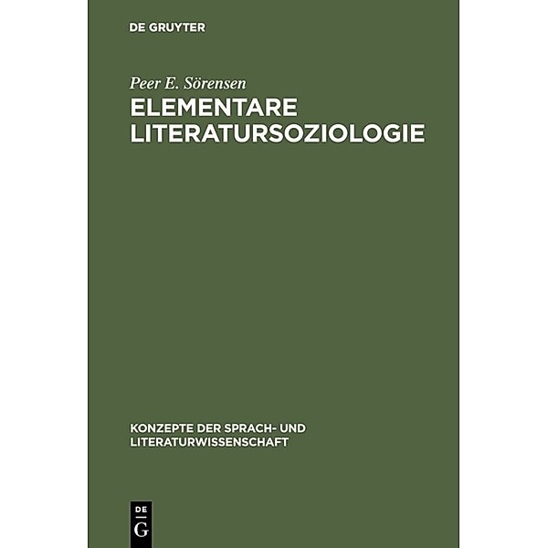 Elementare Literatursoziologie, Peer E. Sörensen