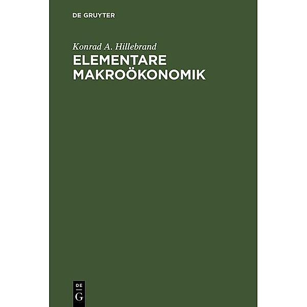 Elementare Makroökonomik / Jahrbuch des Dokumentationsarchivs des österreichischen Widerstandes, Konrad A. Hillebrand