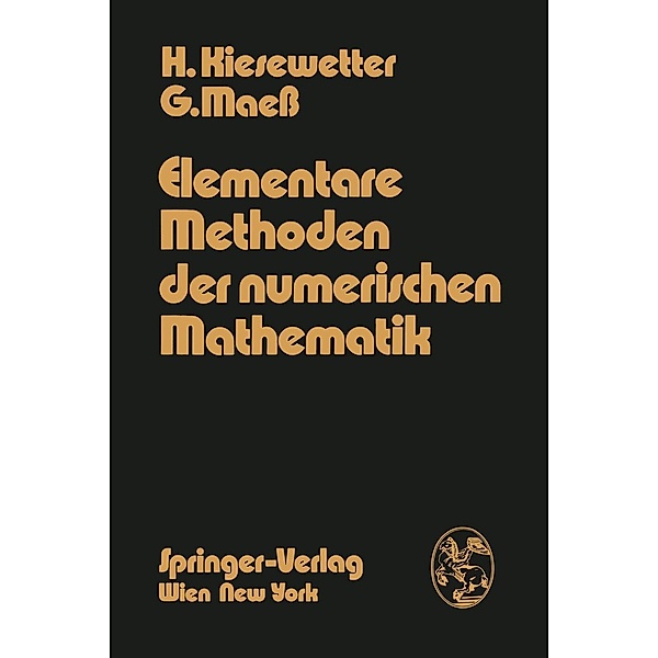 Elementare Methoden der numerischen Mathematik, H. Kiesewetter, G. Maess