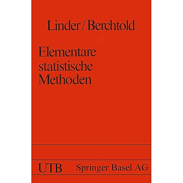 Elementare statistische Methoden / Uni-Taschenbücher Bd.796, Linder, Berchtold