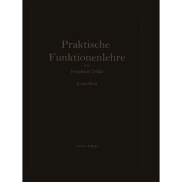Elementare und elementare transzendente Funktionen, Friedrich Tölke
