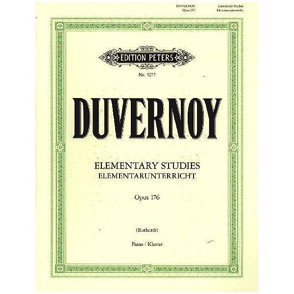 Elementarunterricht für Anfänger op. 176, Klavier, Jean Baptiste Duvernoy