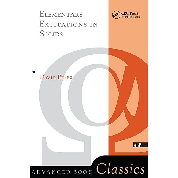 Elementary Excitations In Solids, David Pines