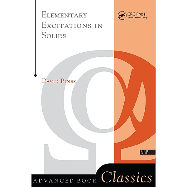 Elementary Excitations In Solids, David Pines