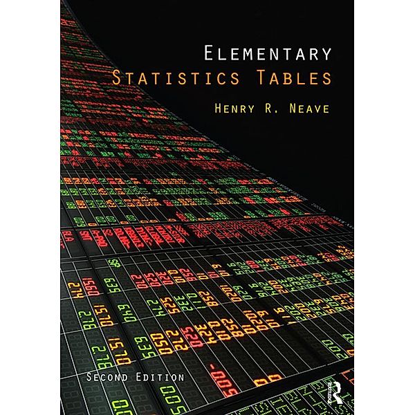 Elementary Statistics Tables, Henry R. Neave