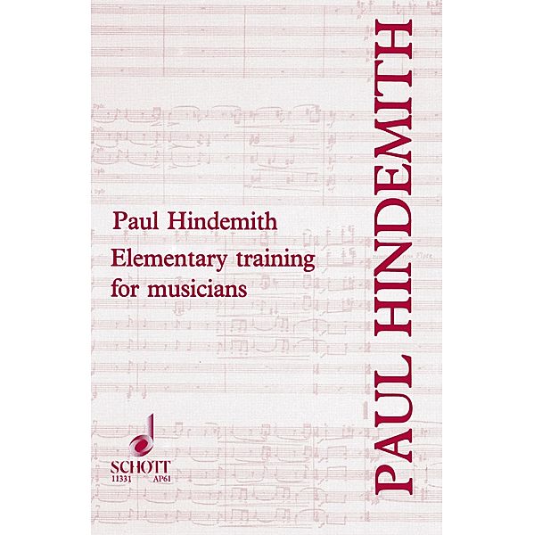 Elementary Training for Musicians, Paul Hindemith