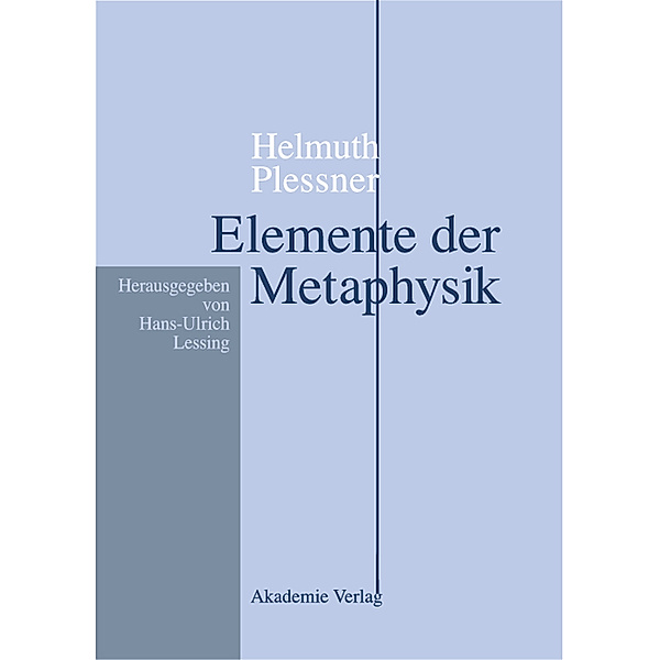Elemente der Metaphysik, Helmuth Plessner