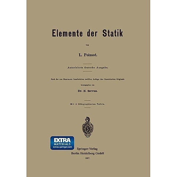 Elemente der Statik, Louis Poinsot, H. Servus