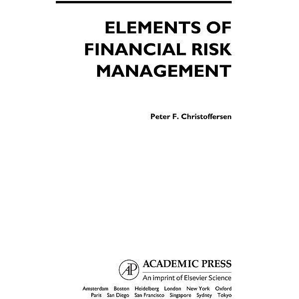 Elements of Financial Risk Management, Peter Christoffersen