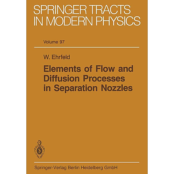 Elements of Flow and Diffusion Processes in Separation Nozzles, W. Ehrfeld