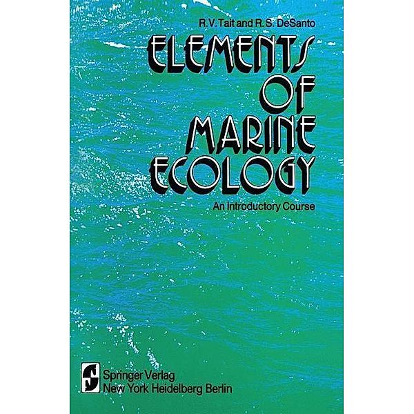 Elements of Marine Ecology, R. V. Tait