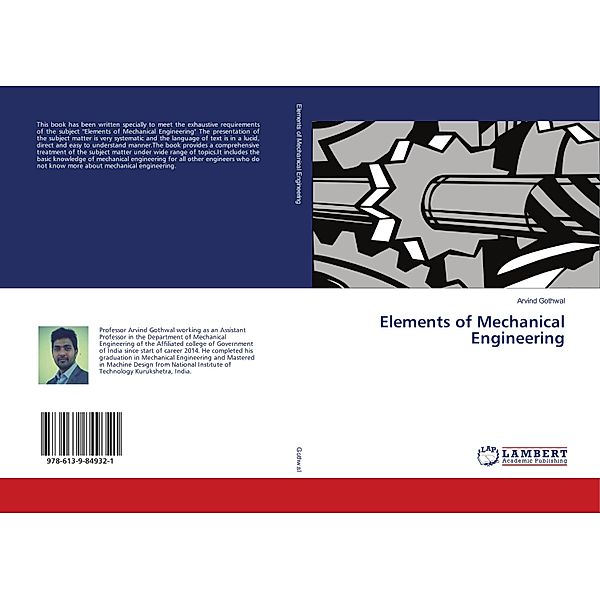 Elements of Mechanical Engineering, Arvind Gothwal