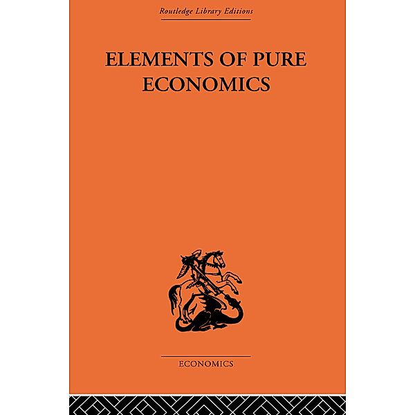 Elements of Pure Economics, Léon Walras