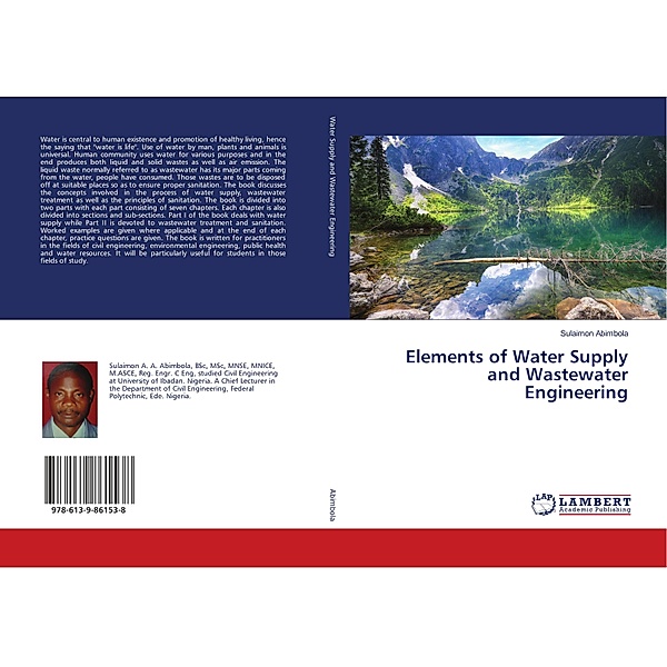 Elements of Water Supply and Wastewater Engineering, Sulaimon Abimbola