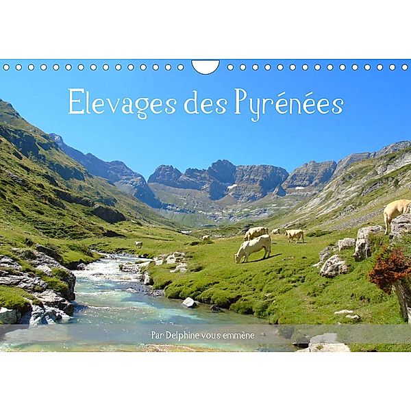 Elevages des Pyrénées (Calendrier mural 2023 DIN A4 horizontal), Delphine vous emmène