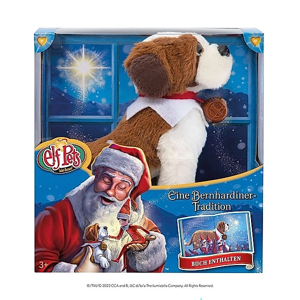 HCM Kinzel, Elf on the Shelf Elf Pets® - Box Set Bernhardiner