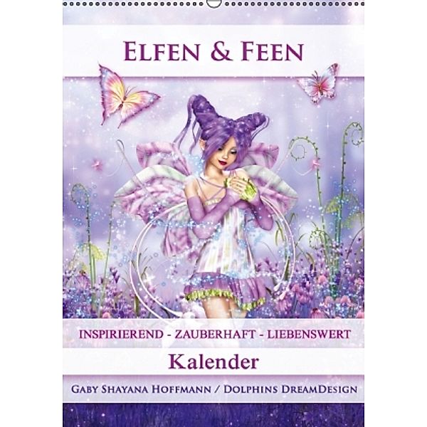 Elfen & Feen - Kalender (Wandkalender 2015 DIN A2 hoch), Gaby Shayana Hoffmann