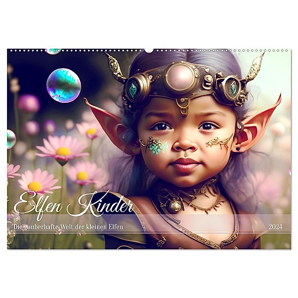 Elfen Kinder - Die zauberhafte Welt der kleinen Elfen (Wandkalender 2024 DIN A2 quer), CALVENDO Monatskalender, Calvendo, Drachenkind-Fotografie