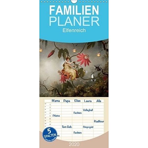Elfenreich - Familienplaner hoch (Wandkalender 2020 , 21 cm x 45 cm, hoch), Yvonne Pfeifer