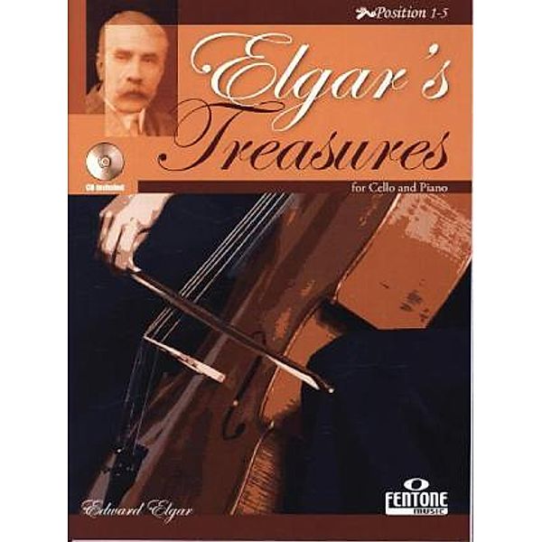 Elgar's Treasures, für Cello und Klavier, m. Audio-CD, Edward Elgar