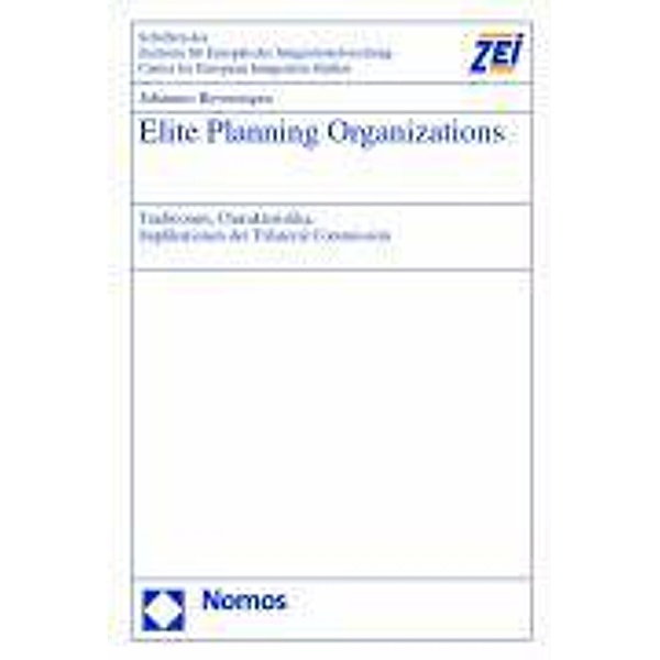 Elite Planning Organizations, Johannes Beverungen