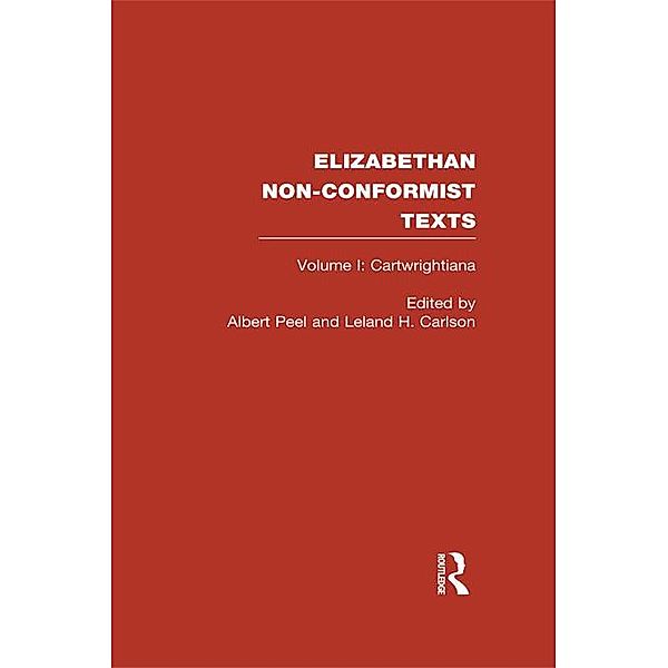 Elizabethan Non-Conformist Texts