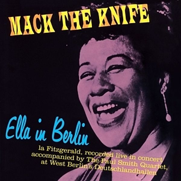 Ella In Berlin (Mack The Knife)  (Ltd.180g Farbig (Vinyl), Ella Fitzergald