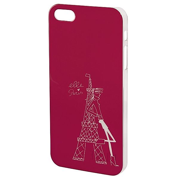 ELLE Handy-Cover Tour Eiffel für Apple iPhone 4/4S, Pink