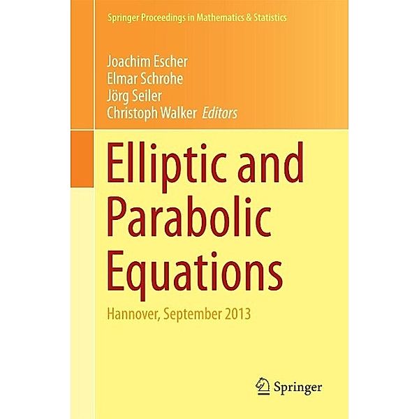 Elliptic and Parabolic Equations / Springer Proceedings in Mathematics & Statistics Bd.119