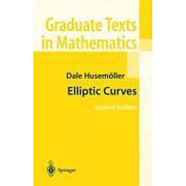 Elliptic Curves, Dale Husemöller