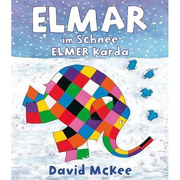 Elmar im Schnee, Deutsch-Türkisch. Elmer Karda, David McKee