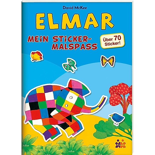 Elmar - Mein Sticker-Malspaß, David McKee