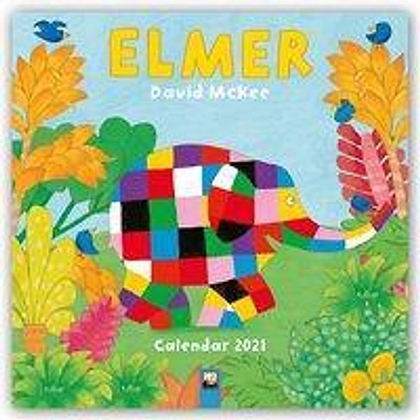 Elmer Family Organiser - Elmar Familienplaner 2021, Flame Tree Publishing