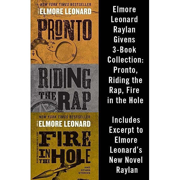 Elmore Leonard Raylan Givens 3-Book Collection, Elmore Leonard