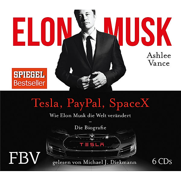 Elon Musk,6 Audio-CDs, Ashley Vance, Elon Musk