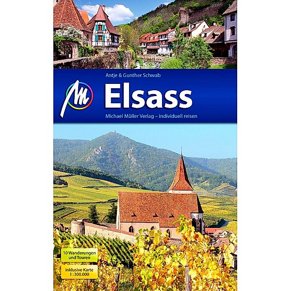 Elsass, mit Karte, Antje Schwab, Gunther Schwab