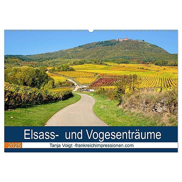 Elsass- und Vogesenträume (Wandkalender 2025 DIN A2 quer), CALVENDO Monatskalender, Calvendo, Tanja Voigt