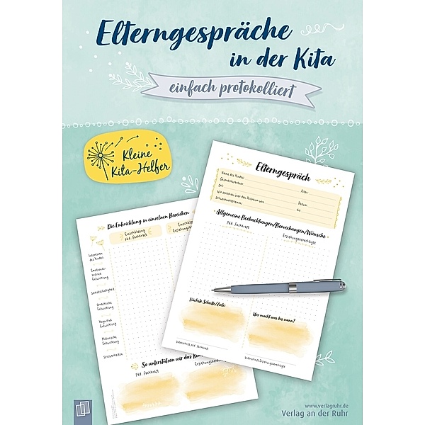 Elterngespräche in der Kita - einfach protokolliert, Redaktionsteam Verlag an der Ruhr