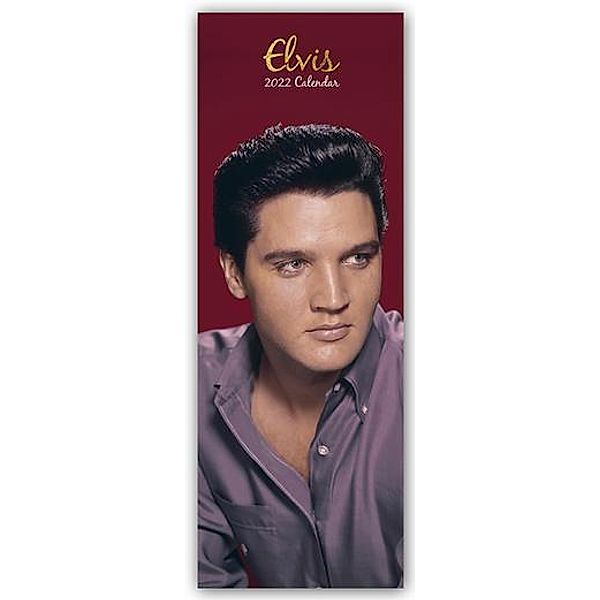 Elvis 2022 - Slimline-Kalender, The Gifted Stationery Co. Ltd