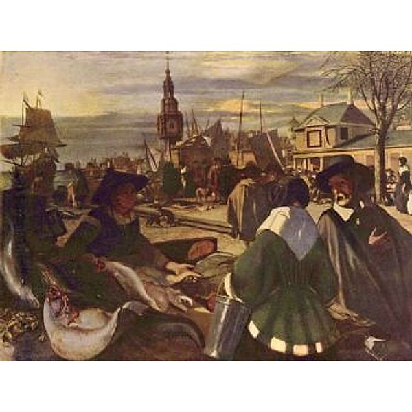 Emanuel de Witte - Markt am Hafen - 2.000 Teile (Puzzle)