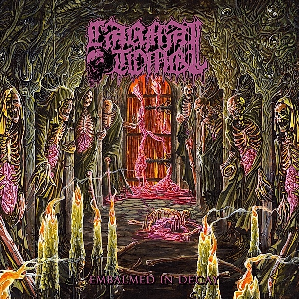 Embalmed In Decay (Trans-Lime/Black Marbled Vinyl), Carnal Tomb