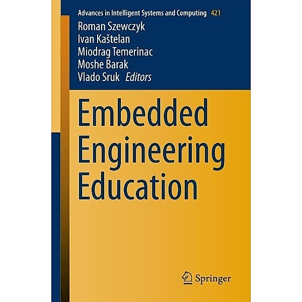 Embedded Engineering Education / Advances in Intelligent Systems and Computing Bd.421