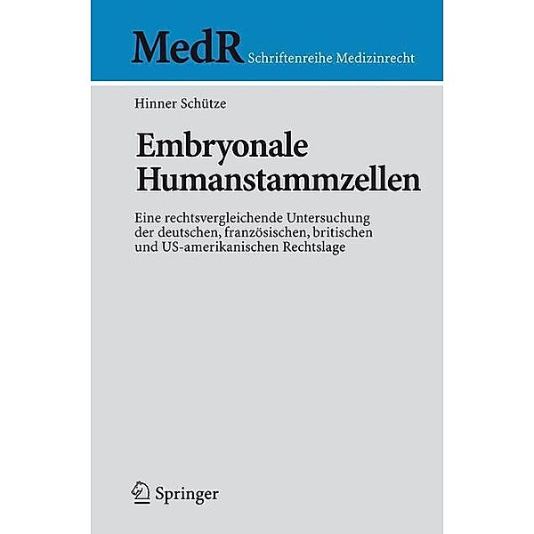 Embryonale Humanstammzellen, Hinner Schütze