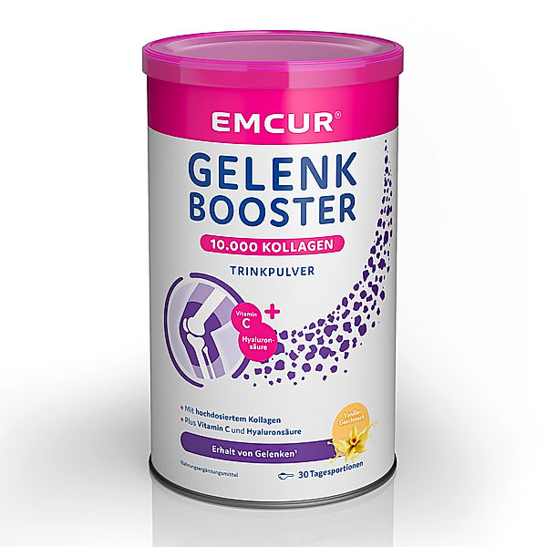 EMCUR® Gelenk Booster 10.000 Kollagen plus Hyaluron Vanille 315g