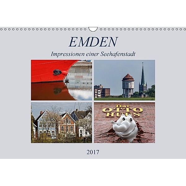 Emden - Impressionen einer Seehafenstadt (Wandkalender 2017 DIN A3 quer), Rolf Pötsch