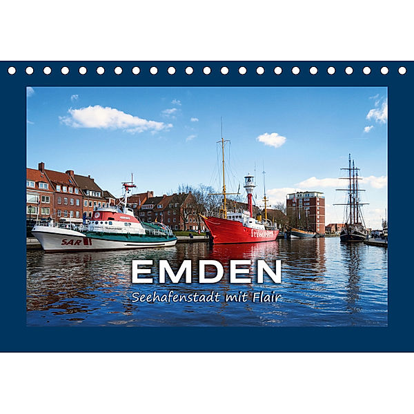 EMDEN Seehafenstadt mit Flair (Tischkalender 2019 DIN A5 quer), Andrea Dreegmeyer