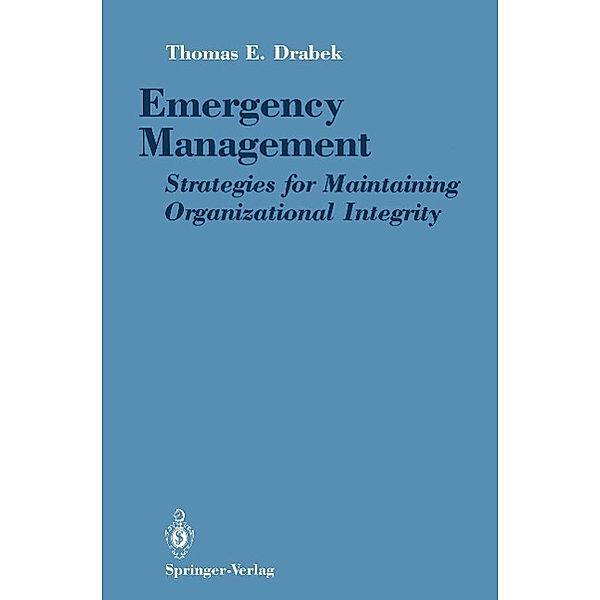 Emergency Management, Thomas E. Drabek